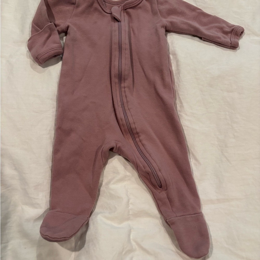 Cozy Mauve Baby One Piece